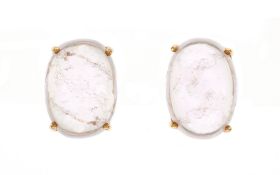 Ohrschmuck 8,63g 750/- Roségold mit Kunziten