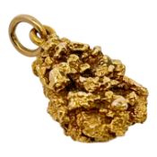 Goldnugget-Anhänger 7,88g 500/- Gelbgold