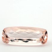 Morganit zu 13.03 ct.. Laenge 23.89 mm. Breite 10.02 mm. Hoehe 7.68 mm