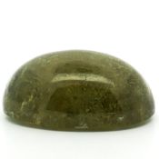 Grossular Cabochon 66.19 ct Breite: 20.19 mm Laenge: 26.69 mm Hoehe: 12.04 mm