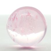 Morganit 19.27ct.. Durchmesser 16.29 mm. Hoehe 9.23 mm