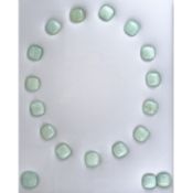 Edelstein Set 18 Aquamarine zus. 363.31 ct.