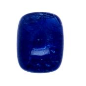 Tansanit 18.89 ct.. Laenge 18.0 mm. Breite 13.49 mm. Hoehe 7.78 mm