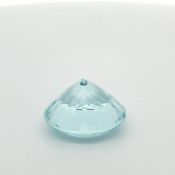 Aquamarin zu 24.33 ct.. Durchmesser 19.65 mm. Hoehe 12.46 mm