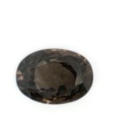 Zirkon Oval zu 7.31 ct.. Laenge 12 mm. Breite 9 mm. Hoehe 6 mm