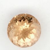 Morganit 10.80 ct.. Laenge 14.14 mm. Hoehe 9.86 mm