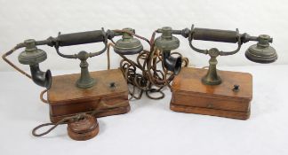 Konvolut alte Telephone