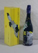 Roy Lichtenstein-Taittinger-Flasche