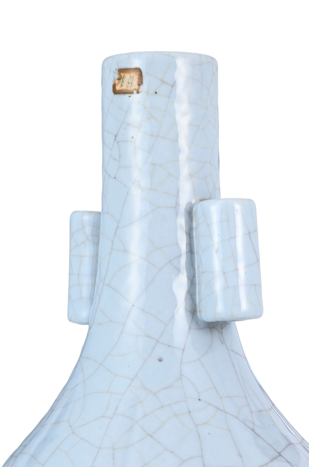 Vase Céramique Craquelé POMAX Vert Céladon - Déco Intérieure Vintage
