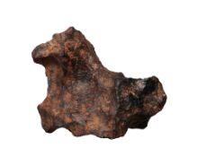 Exceptionnelle météorite ferreuse de Gibeon, Namibie, 4898 g., diamètre maximum : 18,5 cm La météo