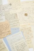 DUFOUR (Henri, dit Général). Ensemble conséquent de 23 lettres autographes, en divers formats, toute