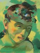 Ernst Georg Heussler (1903-1982), "Trunkener Bacchus", 1943, pastel sur papier, signé, daté et titré