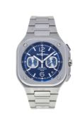 Bell & Ross, BR-05, montre-bracelet chronographe en acier Mouvement: automatique Boîtier: n°1203