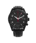 Montblanc, Timewalker, réf. 7422, montre chronographe en acier avec indication d'un deuxième fuseau