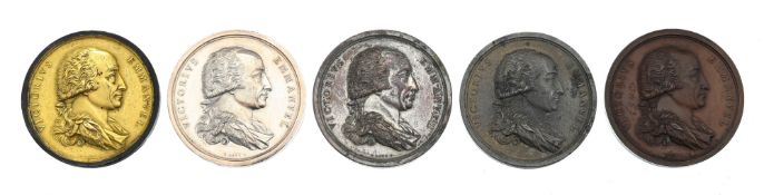 Royaume de Sardaigne, Victor-Emmanuel Ier (1802-1821), "Le retour du roi à Turin", 1814/1815, 5 méda