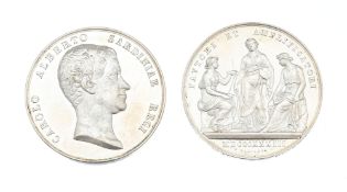 Royaume de Sardaigne, Charles-Albert (1831-1849), "Expansion de l'Académie des Beaux-Arts de Turin",