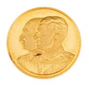 Royaume d'Iran, Mohammad Reza Pahlavi (1941-1979), "Les 50 ans de règne de la Dynastie Pahlavi", méd