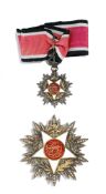 Jordanie, Ordre de l'Indépendance, créé en 1921, ensemble de Grand Officier (2ème Classe) comprenant