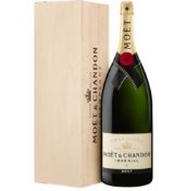 Salmanazar (9lt.) de Champagne Moët & Chandon, caisse en bois d'origine Lot offert par la maiso