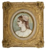 Henri de Toulouse-Lautrec (1864-1901), Portrait d'une fille de la maison de la rue d'Amboise, 1892,