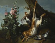 Jean-Baptiste Oudry (1686-1755), Nature morte au trophée de chasse [...], 1721, huile sur toile, sig