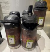5 Bunn insulated Coffee Dispensing Flasks (located in servery/café area)