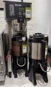 Bunn single TF DBC Coffee Brew Station, 240volts, with 2 Bunn coffee dispensers (located in