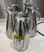 5 stainless steel insulated Dispensing Flasks (located in servery/café area)