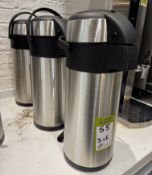 3 Olympia Hot Drinks Dispensing Flasks (located in servery/café area)