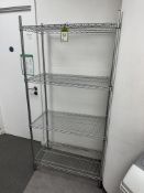 Vogue 4-shelf Wire Rack, 900mm x 460mm x 1850mm (located in main kitchen)