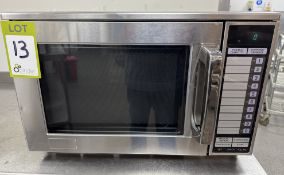 Sharp R-24AT Commercial Microwave Oven, 240volts (located in main kitchen)