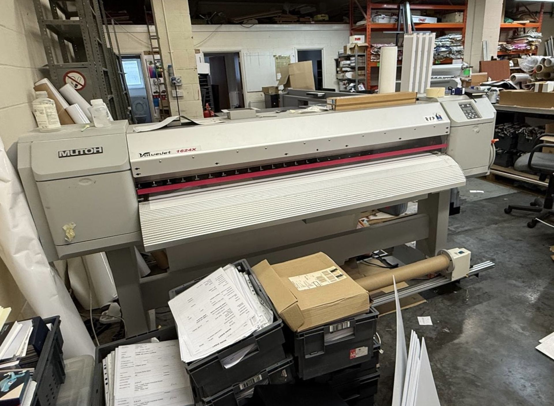 Mutoh ValueJet 1624X sign and display wide format Printer, 1620mm wide ...