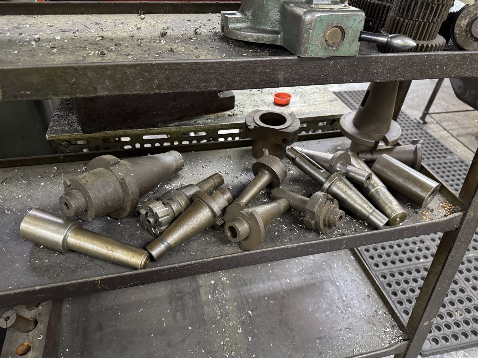 Victoria horizontal Milling Machine, 415volts, with slotted table, indexing head, machine vice, - Image 12 of 20