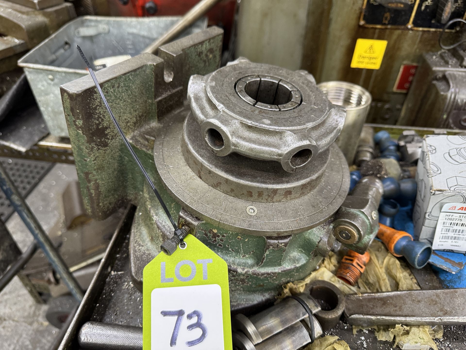 Victoria horizontal Milling Machine, 415volts, with slotted table, indexing head, machine vice, - Image 17 of 20