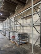 10 bays Apex UK8 boltless Pallet Racking, comprising 11 uprights 3750mm x 1100mm, 40 beams 2250mm