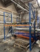 Bay boltless Pallet Racking comprising 2 uprights 3000mm x 1060mm, 2 beams 2700mm x 90mm x 40mm