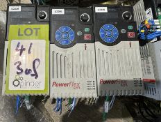 3 Allen Bradley Power Flex 525 – 25B-D4P0N10L AC D
