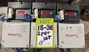 2 Allen Bradley Power Flex 40 – 22D-D1P4N104 AC Dr