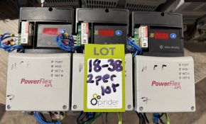 2 Allen Bradley Power Flex 40 – 22D-D1P4N104 AC Dr