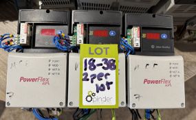 2 Allen Bradley Power Flex 40 – 22D-D1P4N104 AC Dr