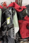 Scott Contour Breathing Apparatus Back Pack, Oxygen Cylinder and Face Mask
