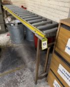 Roller Feed Table, 2630mm x 300mm (location in premises: fabrication shop)