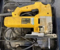 DeWalt DW321-GB Jigsaw, 240volts, with case (location in premises: fabrication shop)