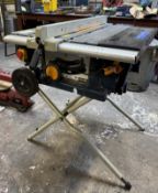 Ryobi ETS-1825 folding tilt arbor Table Saw, 230volts (location in premises: fabrication shop)