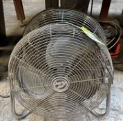 2 Clarke Air Cooling Fans, 240volts (location in premises: fabrication shop)