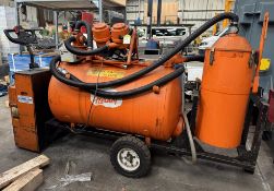 Freddy electric pedestrian coolant filtration Vacuum/Collection Bowser, 240volts, with charger for