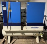 MIM Medical Meditech twin head Compressor, comprising 2 Gardner Denver L04 compressors, 10bar,