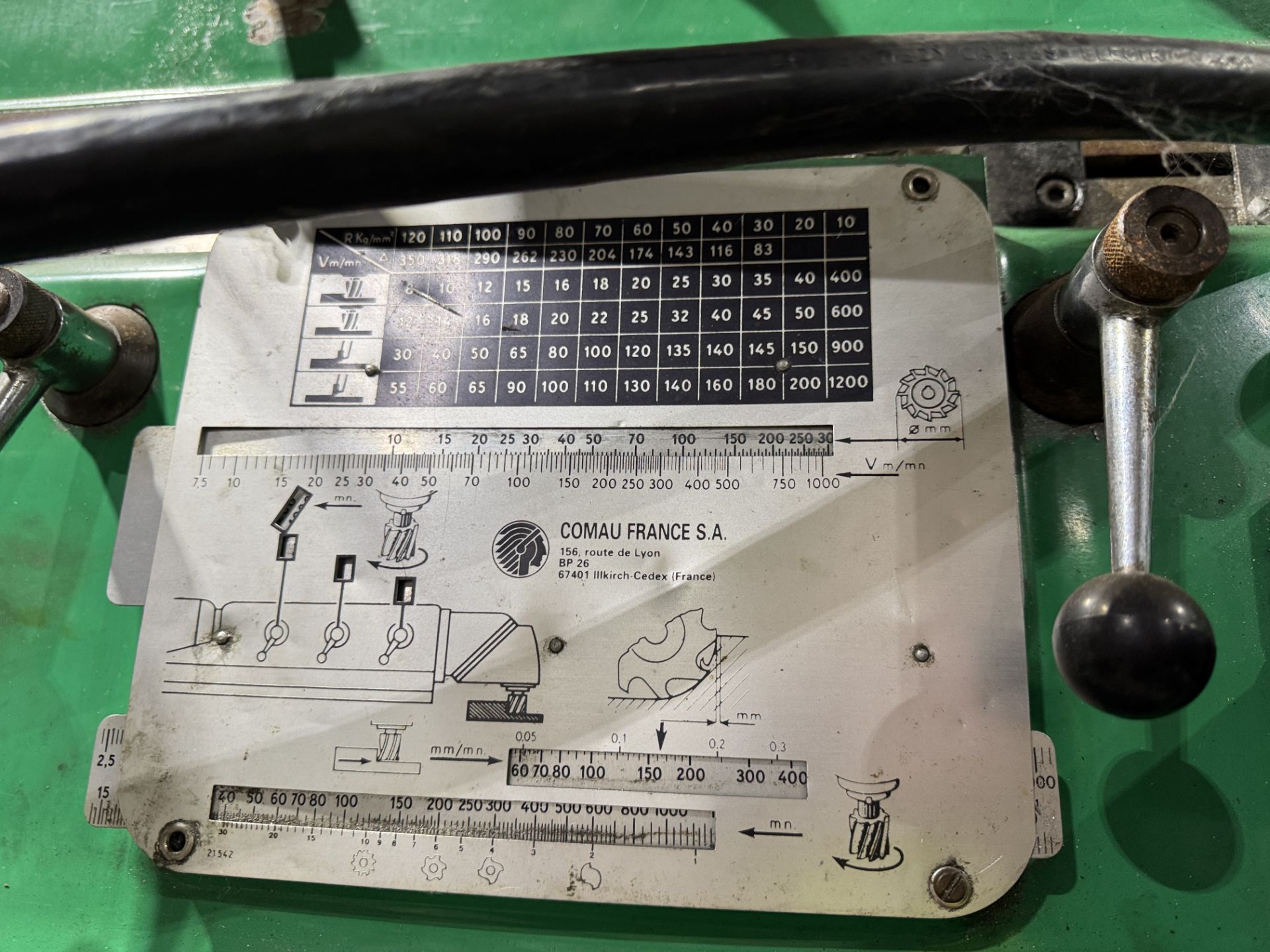 Huron MU6 Universal bed type Milling Machine, year Oct 2000, serial number 13678, t-slotted table - Image 11 of 29