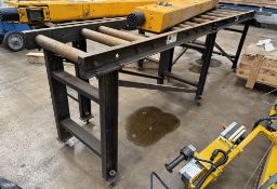 3 Roller Feed Tables, 3050mm x 480mm (lot location: Middleton, Manchester) (please note there is a