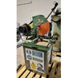 Pedrazzoli Perris 350 aluminium Cut Off Saw, 400volts, year 2004 (lot location: Rochdale) (please